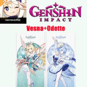 原神 [Asia]AR55|Vesna+Odette+41729 Primogems+110 Acquaint Fate|See description for details