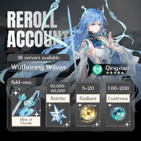 鳴潮 NA | Qingxiao + Glint of Clouds (sign) | 54K+ Astrite