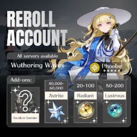 鳴潮 [EU] Phoebe | 31000-35000+ Astrites | 30+ Lustrous | 10-20+ Radiant