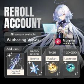 鳴潮 [EU] 5★ Mornye + Starfield Calibrator | 62000-66000+ Astrites | 80+ Lustrous Tides | 1-5+ Radiant Tide
