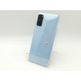 【中古】SAMSUNG au 【SIMロック解除済み】 Galaxy S20 5G クラウド ブルー 12GB 128GB SCG01【千葉】保証期間１ヶ月【ランクC】