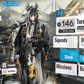 アークナイツ Fresh Level 16 Starter - Limited Wang + Blaze Alter + Exusiai - 100 Originum Prime + 6.1K Orundum