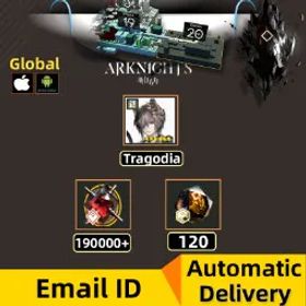 アークナイツ ⚡Global iOS/Android⚡[6⭐ Tragodia][230000+ Orundum][125+ Originiums]