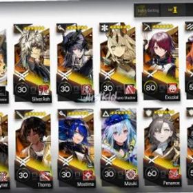 アークナイツ ⭐ 24 6-STAR OPERATORS ⚡ 3 LIMITED KIRIN YATO,WANG,NEARL ALTER