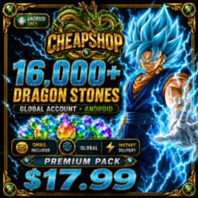 ドラゴンボールレジェンズ [⭐99.9% TRUSTED] 16.000+ DS | GLOBAL ANDROID | GMAIL🟢 | INSTANT DELIVERY🟢