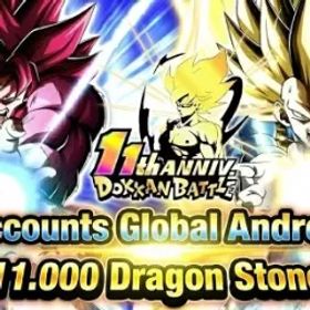 ドラゴンボールレジェンズ [GLOBAL] [ANDROID] CHEAP✅12,000-13,000 DRAGON STONES ✅LOTS OF RESOURCES✅1~3 LRs