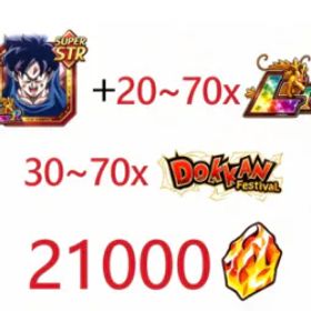 ドラゴンボールレジェンズ 【Global】Android|Thousand‑Day Goku｜21000+ DS｜30‑70 FES Limited｜20‑70 LR｜Transfer Code