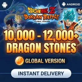 ドラゴンボールレジェンズ [ANDROID] 10,000 - 12,000+ Dragon Stones | GLOBAL | Instant Delivery