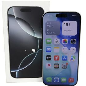 【Apple】アップル『iPhone16Pro/6.3inch/256GB/SIMロック解除済 ドコモ/ホワイトチタニウム』MYN13J/A 2024年9月発売 スマートフォン 1週間保証【中古】