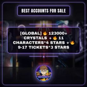 プロジェクトセカイカラフルステージ！ [GLOBAL] 🔥 123000+ CRYSTALS + 🔥 11 CHARACTERS*4 STARS + 🔥 9-17 TICKETS*3 STARS