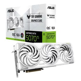 ASUS TUF GAMING GeForce RTX 5070 Ti 16GB GDDR7 ホワイト OC エディション ビデオカード TUF-RTX5070TI-O16G-WHITE-GAMING