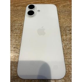 【中古正常品】iPhone16 128GB ホワイト SIMフリー MYDR3J/A A531