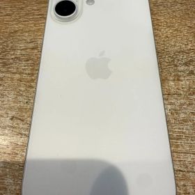 【中古正常品】iPhone16 128GB ホワイト SIMフリー MYDR3J/A A531