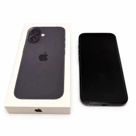 iPhone16 128GB 黒 SIMフリー iFace・箱・未使用ケーブル付