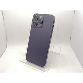 【中古】Apple SoftBank 【SIMフリー】 iPhone 14 Pro Max 1TB ディープパープル MQ9N3J/A【川崎】保証期間１ヶ月【ランクC】