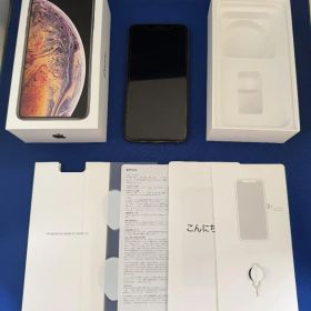 iPhone XS Max 512GB ゴールド SIMフリー 外箱つき 中古