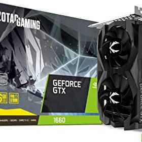 【中古】【非常に良い】ZOTAC Gaming GeForce GTX 1660 6GB GDDR5 192ビットゲームグラフィックカード 超コンパクト ZT-T16600F-10L