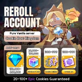 Cookie Run: Kingdom Pure Vanilla 480K Crystals | 1200 Cookie Cutters