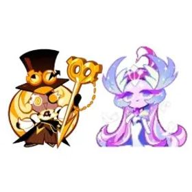 Cookie Run: Kingdom 【Dark Cacao】Timekeeper Cookie+Sugar Swan Cookie|360000+ Diamonds | 500+ Magic&Special Molds|150+ Destiny Cookie Molds |155000 Rainbow Cubs | 200+ Hex Gems|25-40
