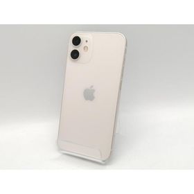 【中古】Apple au 【SIMロックあり】 iPhone 12 mini 64GB ホワイト MGA63J/A【高崎モントレー】保証期間１ヶ月【ランクC】
