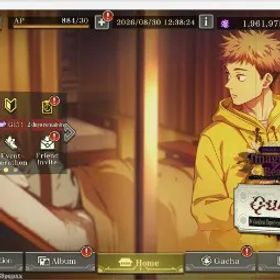 呪術廻戦ファントムパレード 🎲 ✅ 3 limits: Yuji🔴 + Todo🟢 + Shoko🟡 ✅ 10 SSR ✅ GLOBAL TW ✅ START ✅ 135 AP ✅ #76153469 🎈👾❎☑️👌🏻