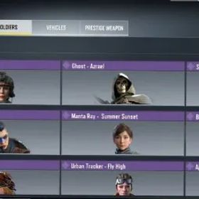 コールオブデューティモバイル 🆙 LVL 400 ⚡ 3 MYTHIC 🗡️ 10 LEGENDARY WEAPONS 🎭 381 EPIC SKINS