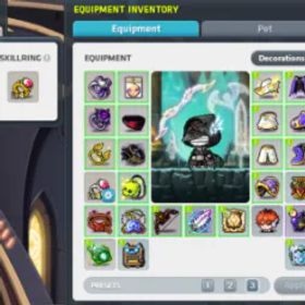 メイプルストーリー Kronos OG Email BOWMASTER 290 ( End Game Acc ) 9 Set Pitch boss 22* 23* 470M CP *WITH FAMS * AND MORE