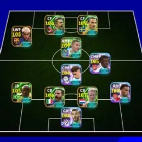 イーフットボール 9 Meneger Booster 🥵 Collective 3274+💥Yamal Dyor X Hazard X Diego Costa X Neymar X A.Shevchenko X Koller X R.Carlos X Bunnoci X Koeman X All Players Paid Many