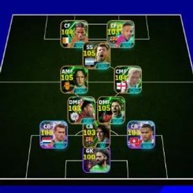 イーフットボール EFOOTBALL 🌟 FRANCESCO TOTI 🌟 DIDIER DROGBA 🌟 PAUL SCHOLES ⚡⚡POWER⚡⚡3201⚡⚡