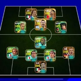 イーフットボール EFOOTBALL COLECTIVE 3355+🔥 | DUO BIGTIME GOAT🤩,FULL NEW ERA x OLD ERA💫,GG SQUAD🥵,FULL BOOSTER PAID GACHA☠️,READY TO PLAY🌈,CHEAPEST✨⚡