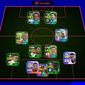 イーフットボール 🔥 ⚡| 3172 COLLECTIVE STRENGTH | FULL ACCESS ⚡ 🔥 ANDRY SHEVCHEKO 104 EPIC😘GABRIEL BATISTUTA 102 EPIK😍