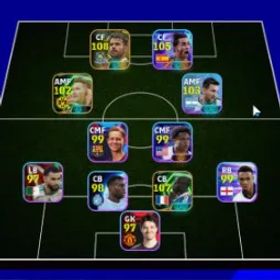 イーフットボール Android|Epic Diego Costa,Lilian Thuram,Marco Reus|Show Time Ferran Torres,Lionel Messi|PES2027|Take Mail|Check SS(EF3363)