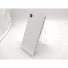 【中古】Apple ymobile 【SIMフリー】 iPhone 16e 128GB ホワイト MD1R4J/A【ECセンター】保証期間１ヶ月【ランクA】