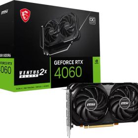 MSI GeForce RTX 4060 VENTUS 2X BLACK 8G OC グラフィックスボード VD8560