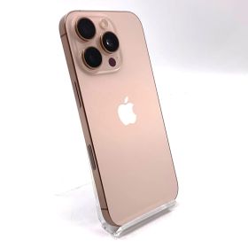 【全額返金保証】【最速発送】 iPhone 16 Pro 128GB デザートチタニウム Softbank SIMフリー 白ロム 美品 動作確認済 89%