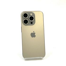 【全額返金保証】【最速発送】 iPhone 15 Pro 256GB ナチュラルチタニウム au SIMフリー 白ロム 美品 動作確認済 86%