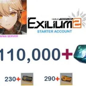 Girls Frontline 2: Exilium 💎 110000+ DIAMONDS 🎫 230+ TICKETS 💥 290+ EVENT TICKETS 🚀 STARTER 🎮 HAOPLAY