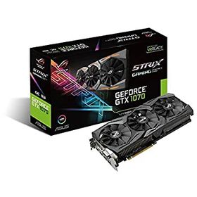【中古】「非常に良い」ASUS TeK STRIX-GTX1070-O8G-GAMING （Aura Sync対応）ROG STRIXシリーズ NVIDIA GeForce GTX1070搭載ビデオカード オーバークロック メモリ8GB