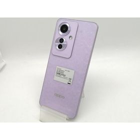 【中古】Oppo ymobile 【SIMフリー】 OPPO Reno11 A コーラルパープル 8GB 128GB【大須2】保証期間１ヶ月【ランクB】