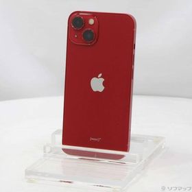 〔中古〕Apple(アップル) iPhone13 128GB プロダクトレッド MLNF3J／A SIMフリー〔262-ud〕