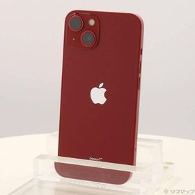〔中古〕Apple(アップル) iPhone13 128GB プロダクトレッド MLNF3J／A SIMフリー〔344-ud〕