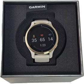 Garmin ガーミン スマートウォッチ レディース Venu 2S 010-02429-61 Light Sand/Light Gold