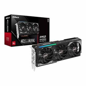 ASRock Radeon RX 9070 Challenger 16G トリプルファンクーラーとLEDインジケーター装備 グラフィックボード｜RX9070 CL 16G
