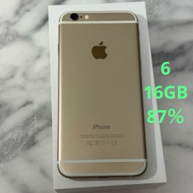 Apple iPhone 6 A1586 本体 ゴールド 16GB 87％