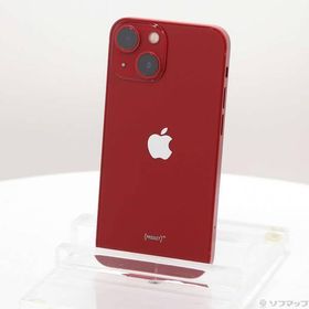 〔中古〕Apple(アップル) iPhone13 mini 128GB プロダクトレッド MLJG3J／A SIMフリー〔262-ud〕