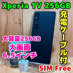 SIMフリー 本体 Xperia 1 Ⅴ 256GB 299 ブラック 電池良好