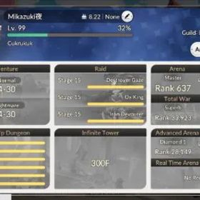 Seven Knights Re:BIRTH SKR70 | L99 Global Endgame | Stacked TC6 Roster + 30k Rubies