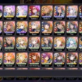 Seven Knights Re:BIRTH Global|Full EX7(FaiTC7,RosieTC3,GelindusTC1,MeliaTC1,JuriTC1)|83 TC6(Dellons,Orkah,Etc)|31K Ruby|Netmarble|2 LegCostum| 7KR116B