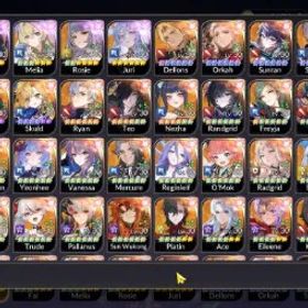 Seven Knights Re:BIRTH Global|FullEX7(FaiTC3,GelindusTC4,MeliaTC3,RosieTC2,Juri)|45 TC6(Dellons,Sunran,Orkah,Etc)|2,8K Ruby|1LegCos|Netmarble| 7KR113B