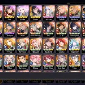 Seven Knights Re:BIRTH Global|Full EX7(JuriTC3,GelidusTC2,FaiTC1,Melia,Rosie)|45 TC6(Sunran,Dellons,Orkah,Dongyoung,Etc)|1K Ruby|Netmarble| 7KR118B